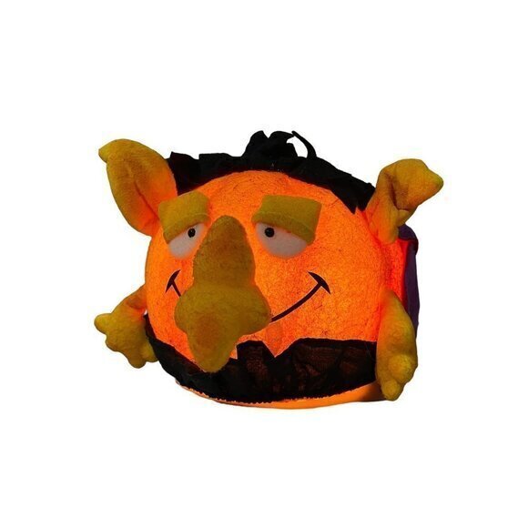 Vintage Halloween Pumpkin Jack  o Lantern Vampire Dracula Light Up Decoration 10 - Picture 5 of 5